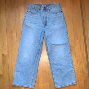 Madewell The Perfect Vintage Wide Leg Crop Jean